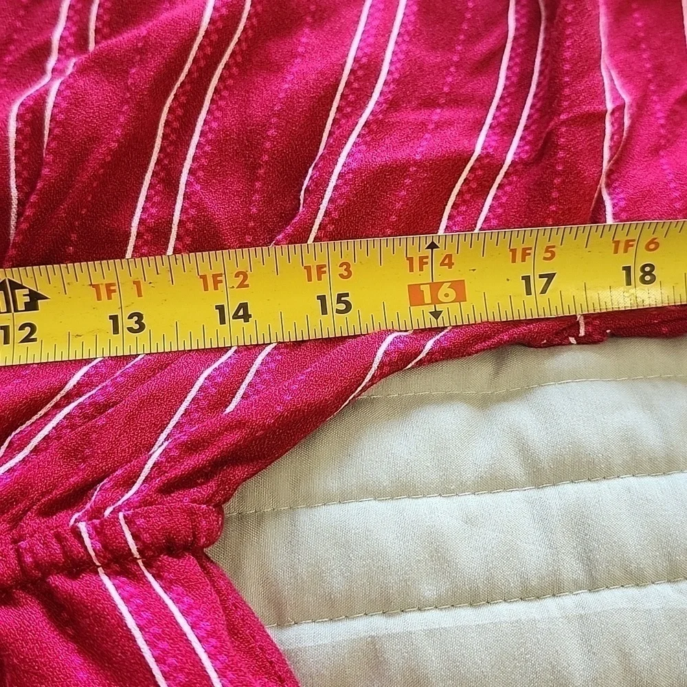 NWT JACK Pin-Stripe Jumpsuit in Lipstick Red Size XSMALL
